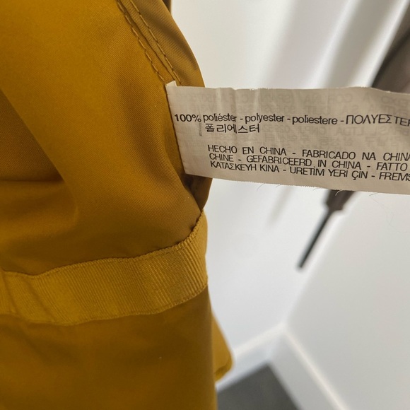 Zara Mustard Yellow Jacket with Ruffle Hem - Picture 9 of 14